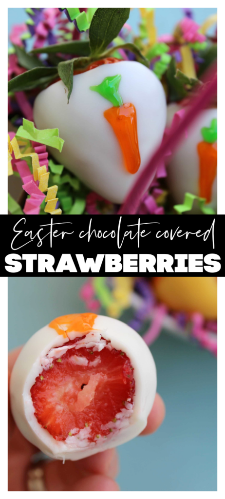 chocolate covered strawberries for Easter