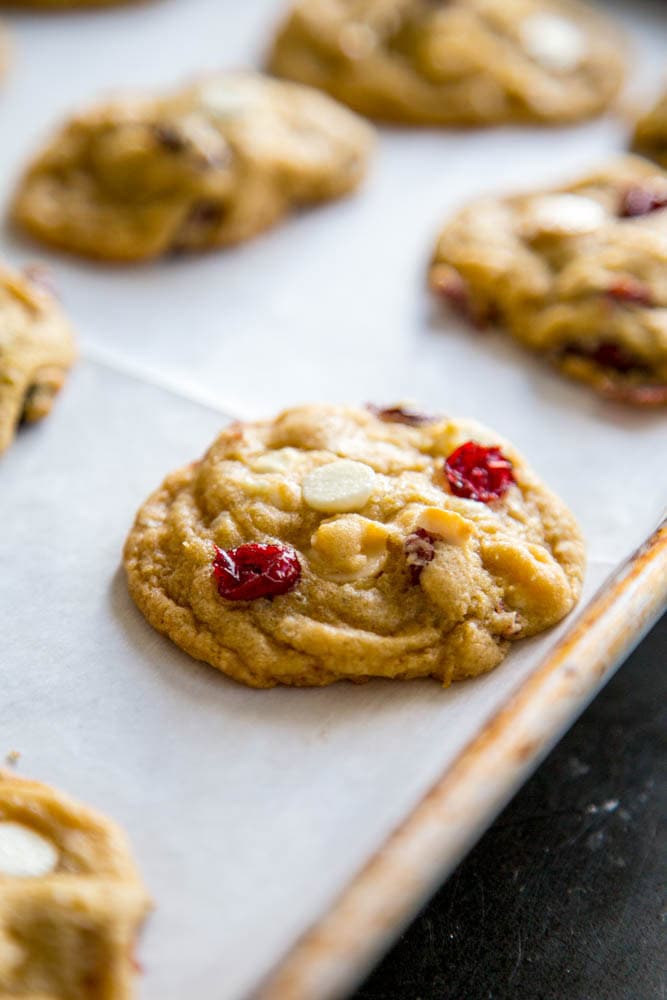 cookies on baking sheet