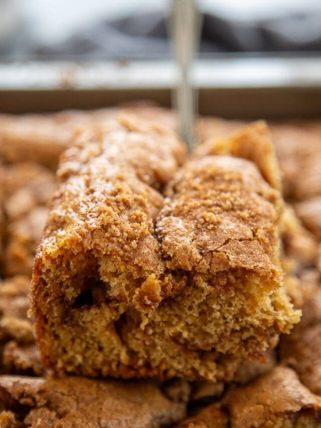 slice of coffee cake